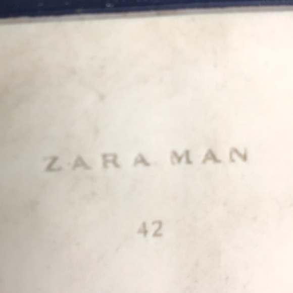 Zara Men's Blue/White Oxfords Lace Up Shoes - Picture 12 of 15